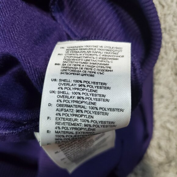 RARE Adidas Classic Firebird Purple Orange Zip Track Suit Athletic Jacket - 3XL - Picture 8 of 9